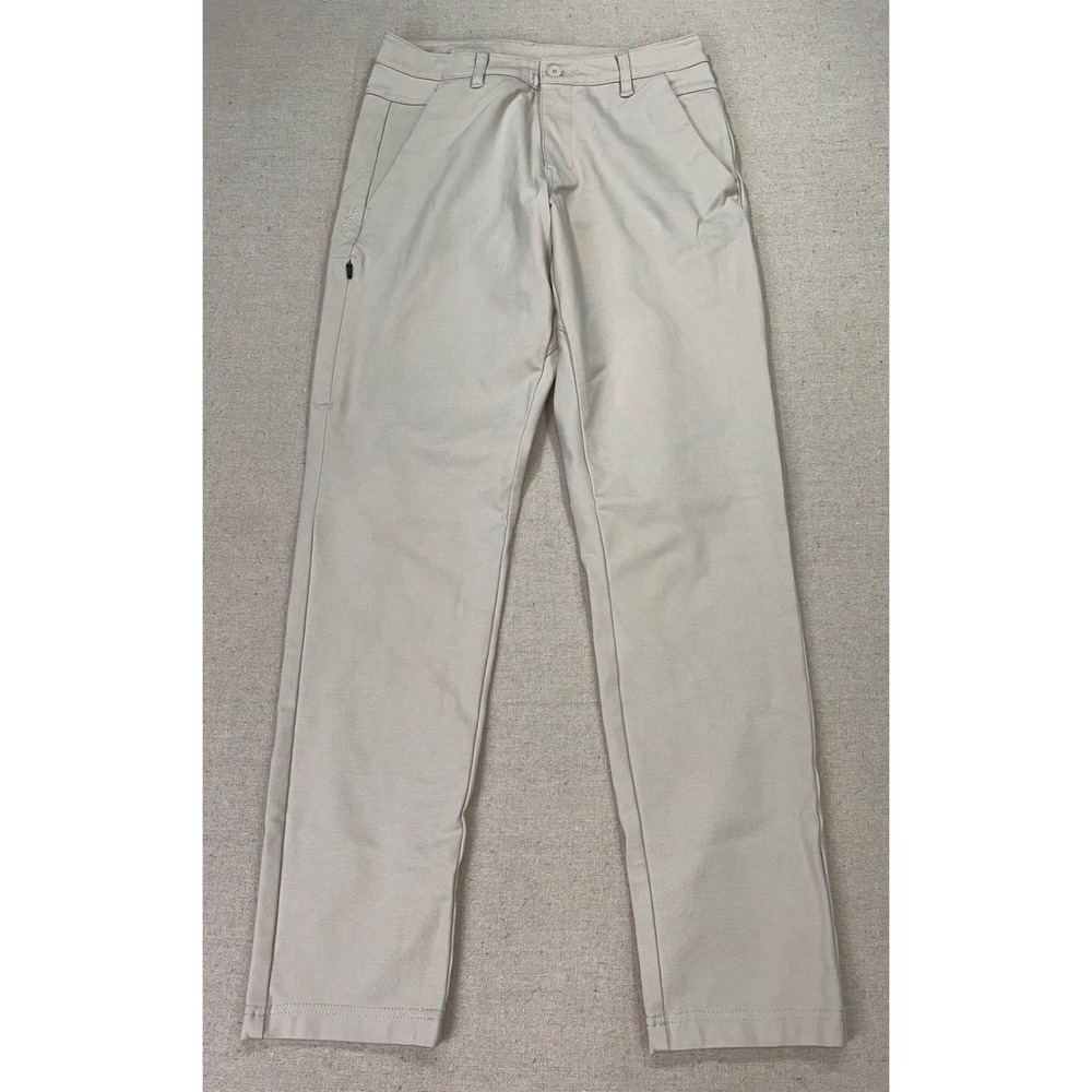 BYLT Premium Basics Everyday Pant 2.0 Slim Fit Mens 32 Khaki Stone Stretch Chino